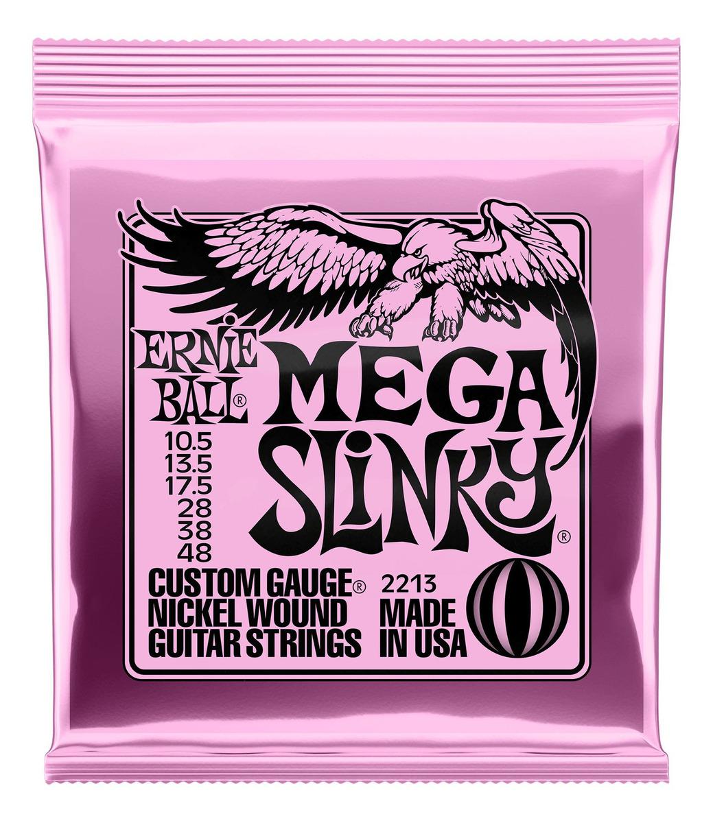 Ernie Ball - Encordado "Mega Slinky" para Guitarra Eléctrica, Niquel .0105 - .048 Mod.2213_12