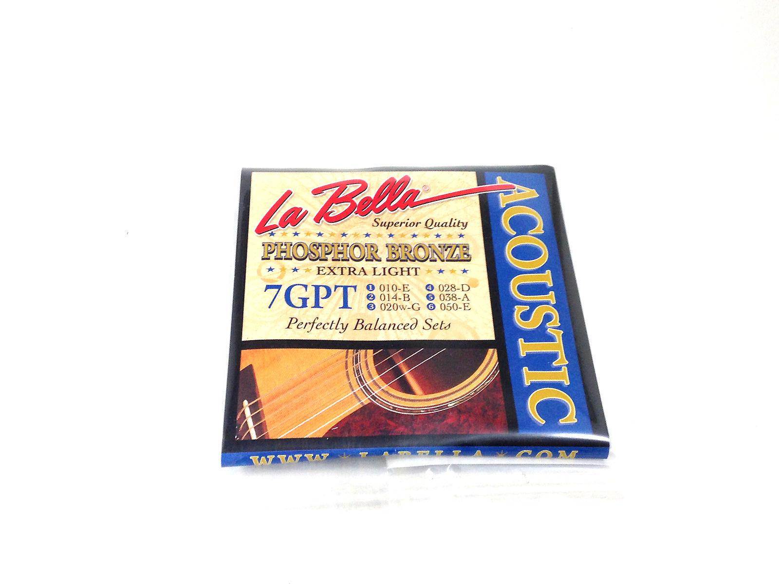 La Bella - Encordado para Guitarra Acústica Exligh BCE Mod.7GPT_73