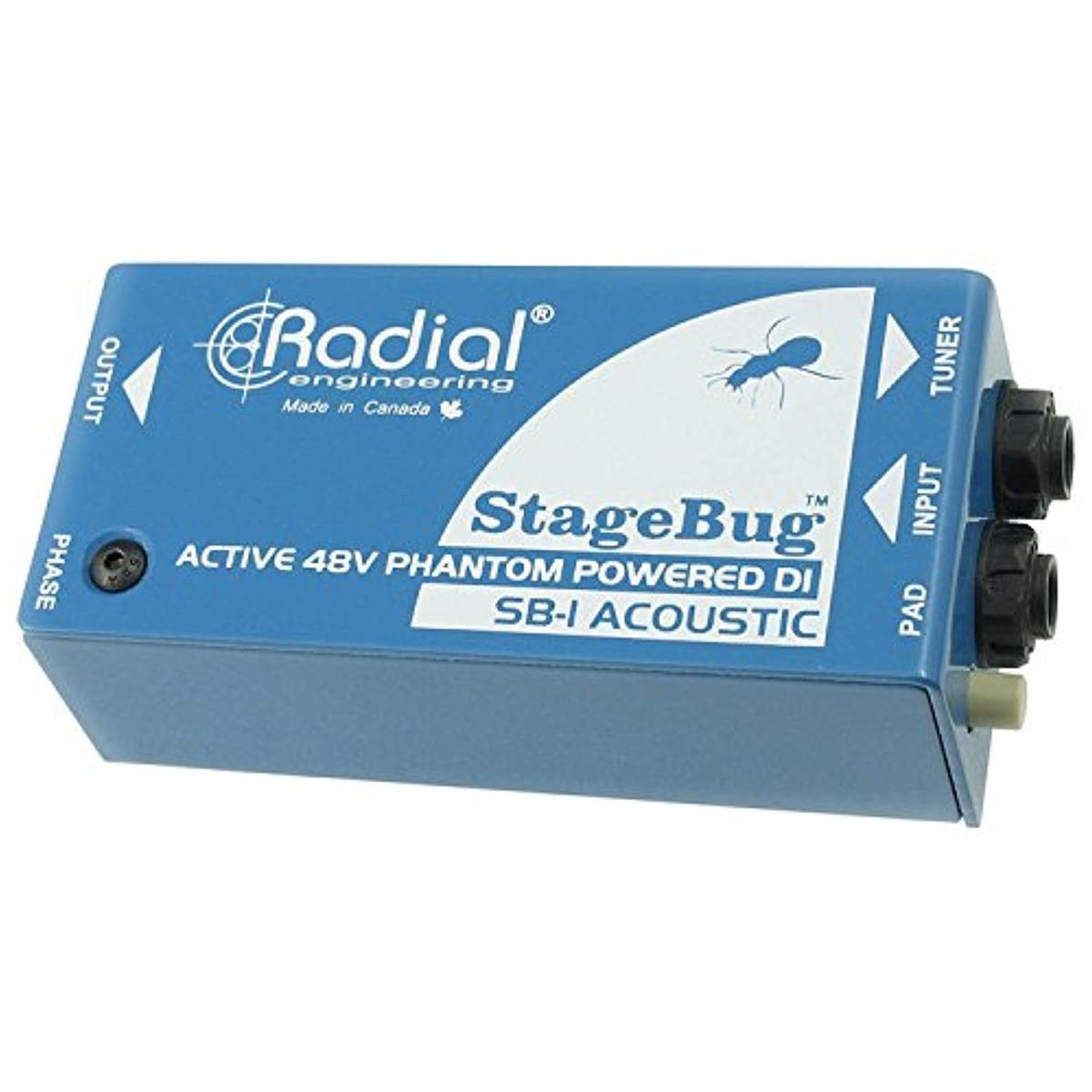 Radial - Caja Directa Activa para Guitarra Acustica Mod.StageBug SB-1_406