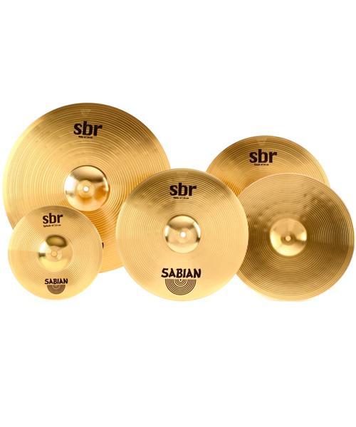 Sabian - Set de Platillos SBR Performance Set (Hi-Hats 14", Thin Crash de 16", Ride de 20" y Splash de 10") Mod.SBR5003G_3