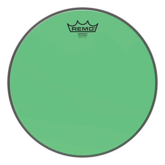 Remo - Parche Colortone Emperor, Color: Verde Tamaño: 12" Mod.BE-0312-CT-GN_15