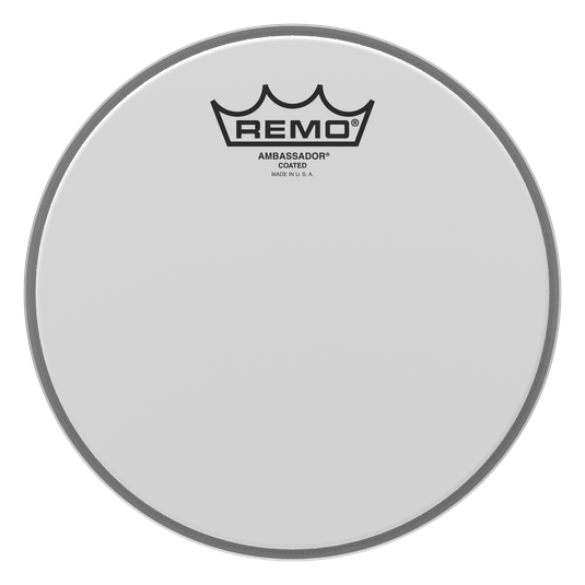 Remo - Parche Ambassador Aspero, Tamaño: 8" Color Blanco Mod.BA-0108-00_20