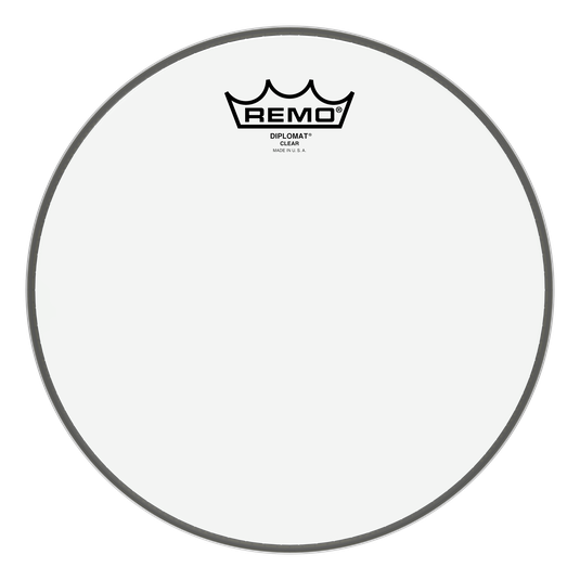 Remo - Parche Wking Diplomat, Tamaño: 10" Transparente Mod.BD-0310-00_29