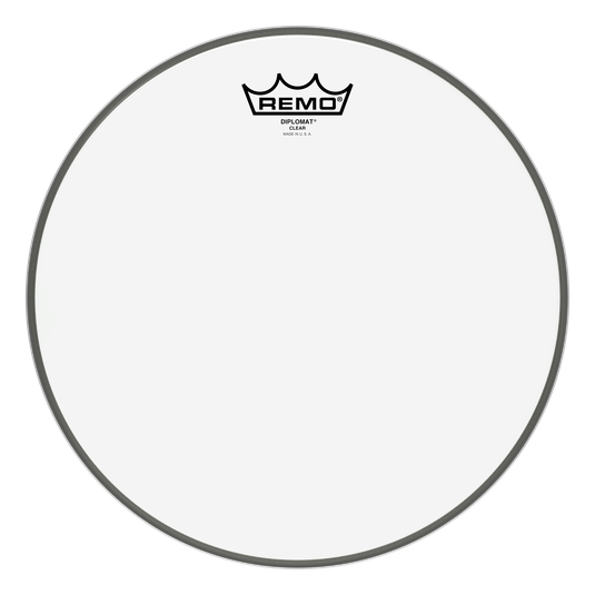 Remo - Parche Wking Diplomat, Tamaño: 12" Transparente Mod.BD-0312-00_30