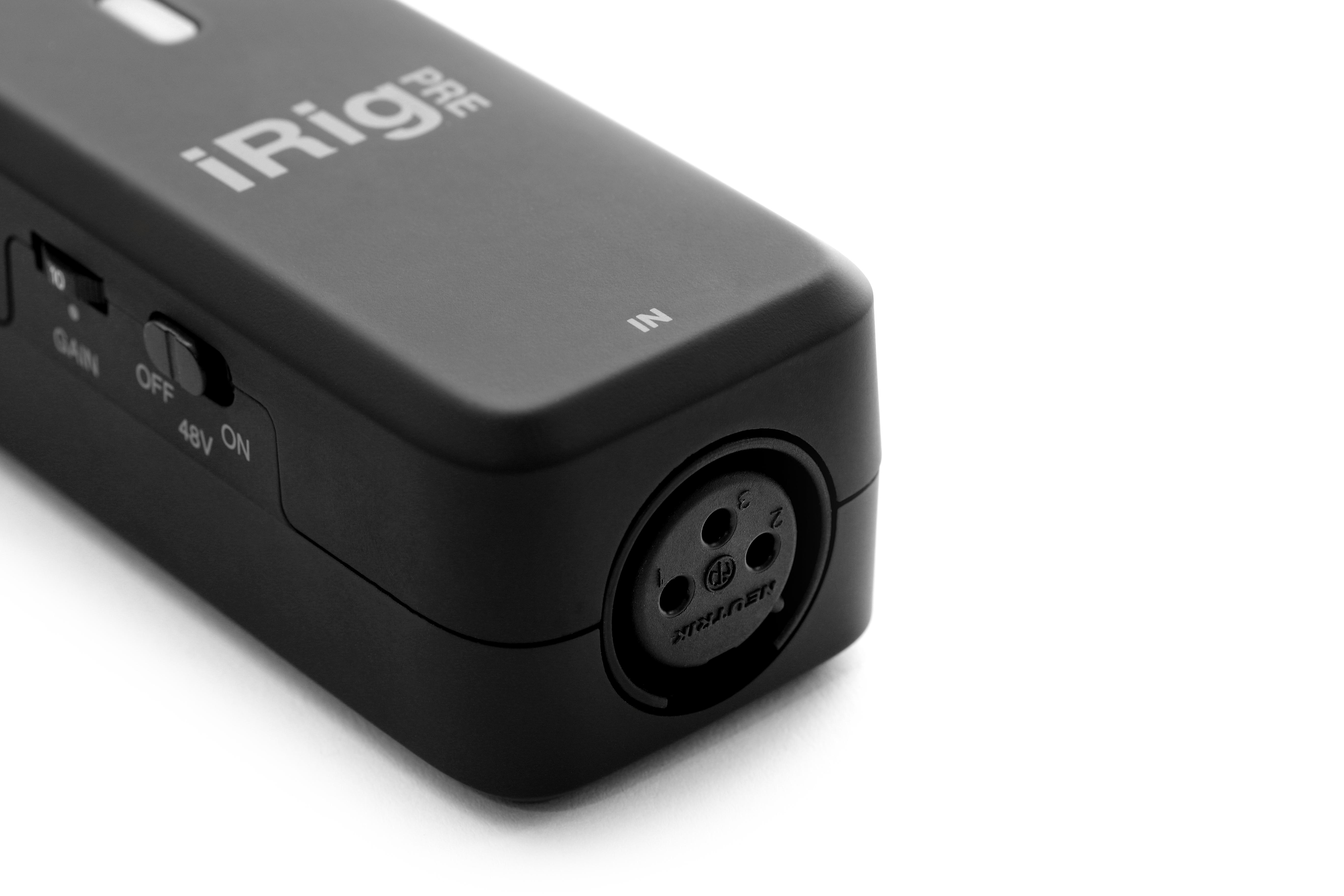 IK Multimedia - Interfaz de Audio para Micrófono XLR iRig Pre HD para iOS y Android Mod.IP-IRIG-PREHD-IN_6