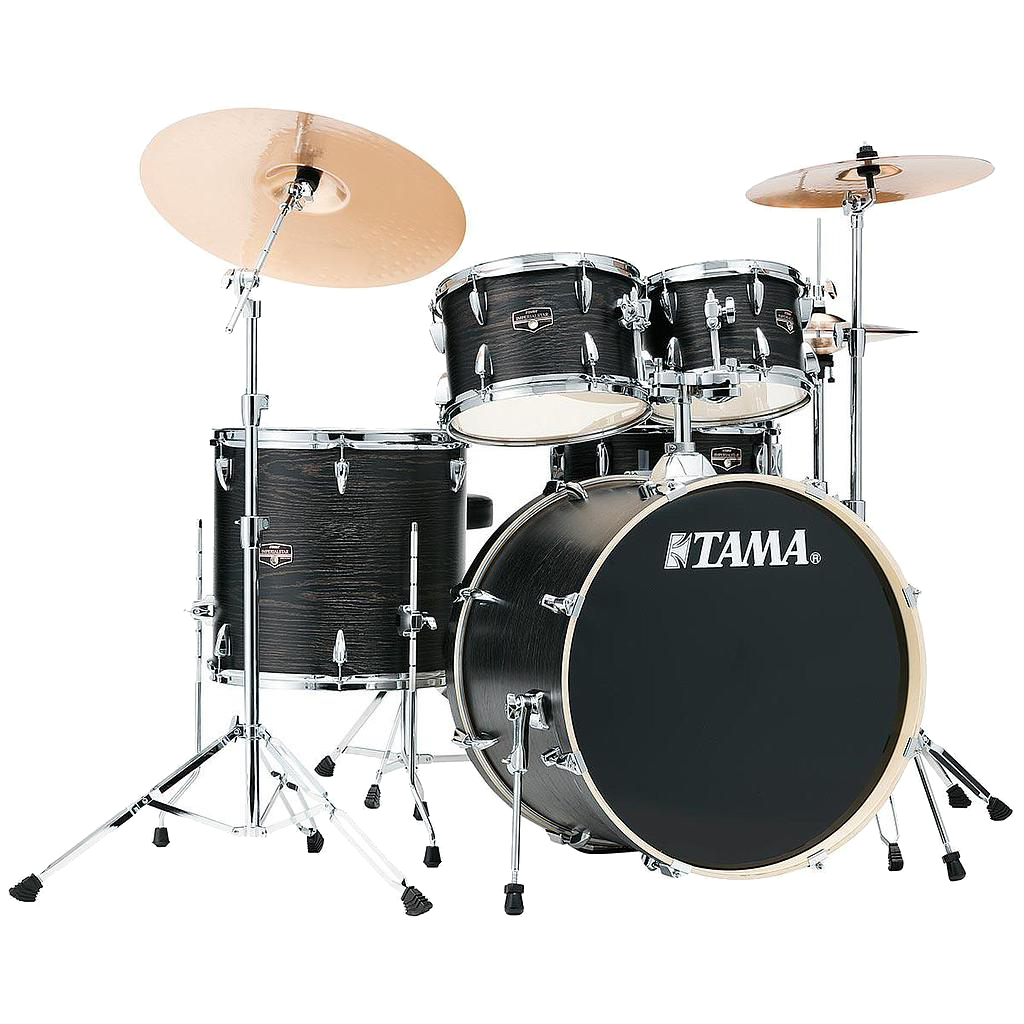 Tama - Batería Imperialstar de 5 Piezas con Atriles y Asiento, Color: Roble Negro Mod.IE52KH6W-BOW_2