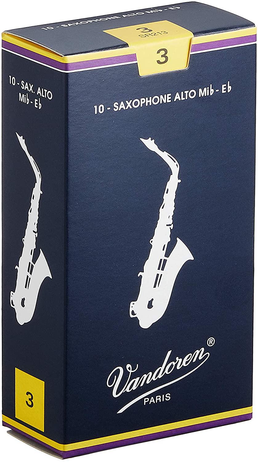 Vandoren - Cañas Mib para Sax Alto, 10 Piezas Medida: 3 Mod.SR213_8