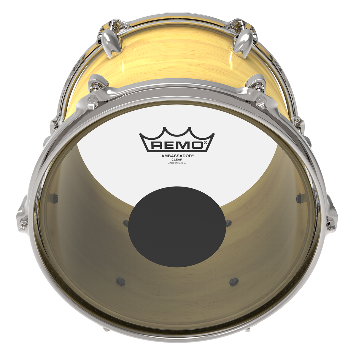 Remo - Parche Controlled Sound, Tamaño: 6" Color: Negro Transp Mod.CS-0306-10_4