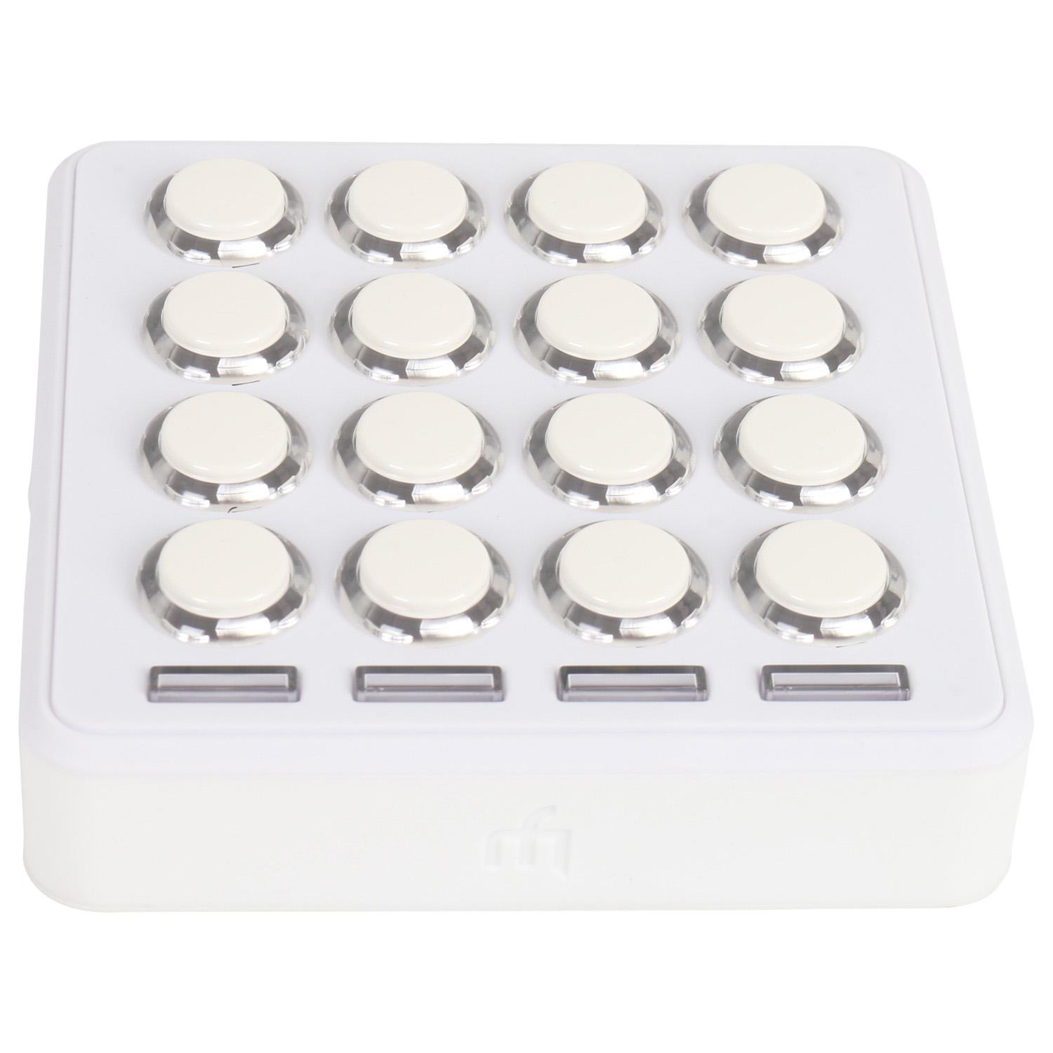 DJTT - Superficie de Control MIDI Fighter 3D, Color: Blanco_9