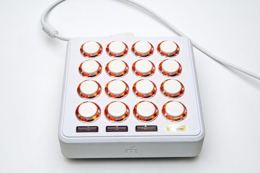 DJTT - Superficie de Control MIDI Fighter 3D, Color: Blanco_10