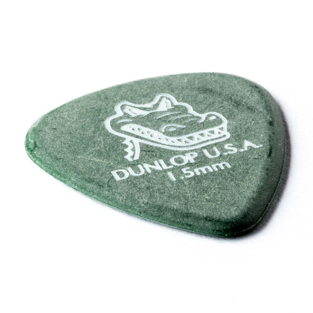 Dunlop - Plumilla Gator Grip, 1 Pieza Color: Verde Medida: 1.5 Mod.417B1.5_33