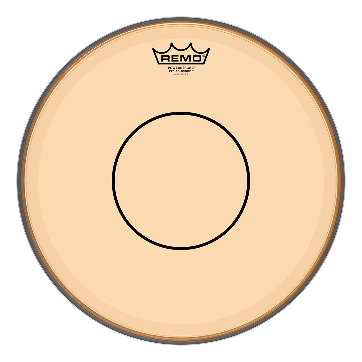 Remo - Parche Colortone Powerstroke 77, Tamaño: 14" Color: Anaranjado Mod.P7-0314-CT-OG_4