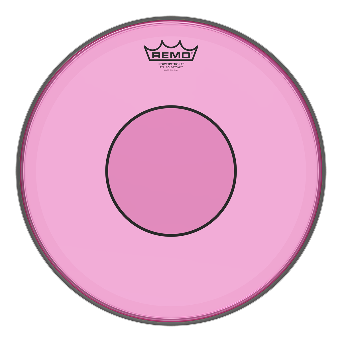 Remo - Parche Colortone Powerstroke 77, Tamaño: 14" Color: Rosa Mod.P7-0314-CT-PK_8