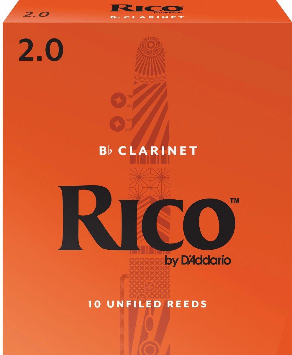 D'Addario - 10 Cañas Rico para Clarinete Sib, Medida: 2 Mod.RCA1020_4