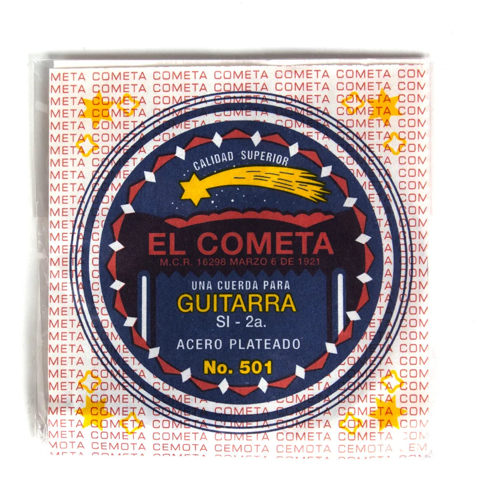 [PMG11921] El Cometa - Cuerda Para Guitarra Acustica, 2A., Acero Estañado Con Borla Mod.COGS-501-6