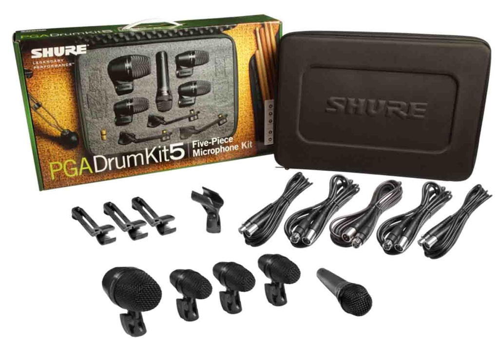 [PMG7645] Shure - Kit de 5 Micrófonos Mod.PGADRUMKIT5