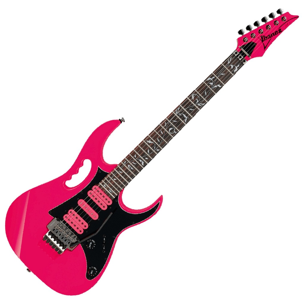 [PMG10635] Ibañez - Guitarra Electrica Steve Vai Rosa Mod.JEMJRSP-PK