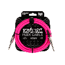 Ernie Ball - Cable de Audio 3.048 Mts., Rosa (Recto/Recto) Mod.6413
