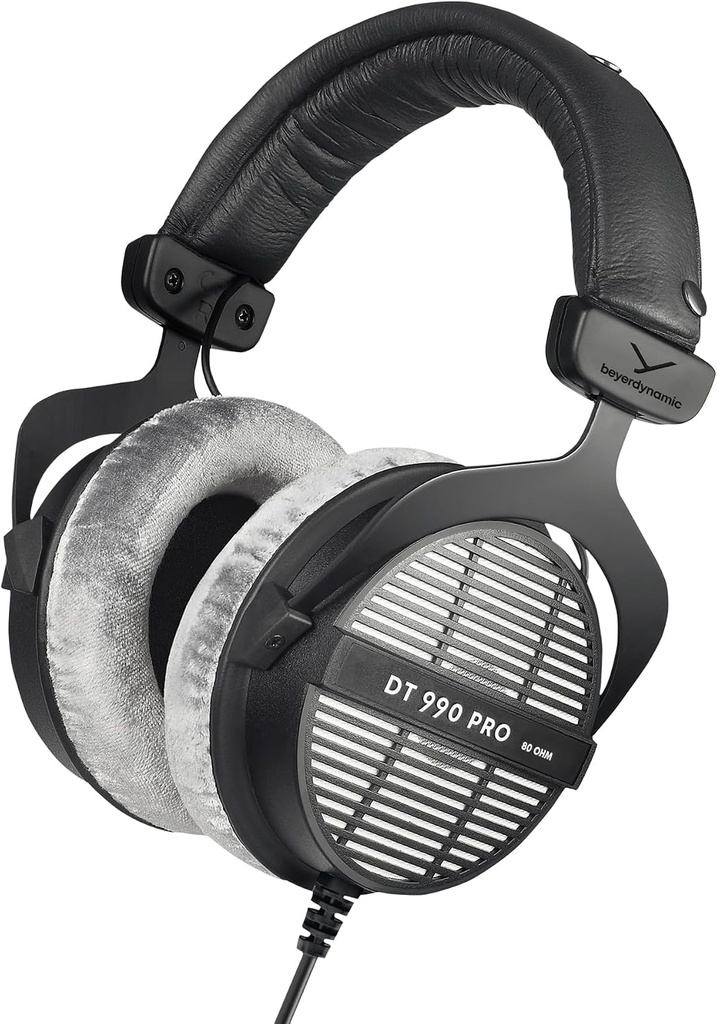 [PMG6195] Beyerdynamic - Audífonos Abiertos Profesionales para Estudio, 80 Ohms Mod.DT 990 Pro 80