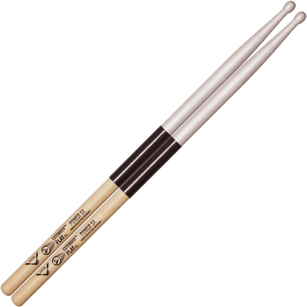 [PMG10177] Vater - Baquetas Extended Play Power 5A Hickory, Punta: Madera Mod.VEPP5AW