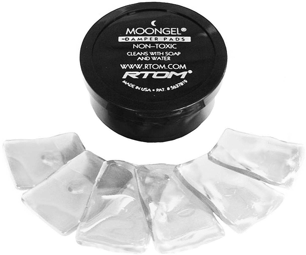 [IMP0302] RTOM - Sordinas Moongel Damper Pads, Transparentes Mod.MGC