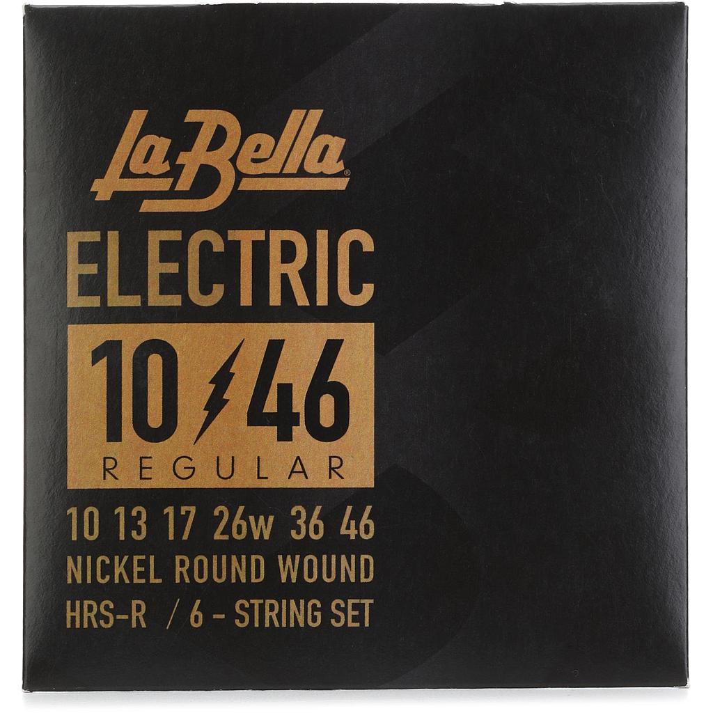 La Bella - Encordado HRS para Guitarra Eléctrica, Regular 10-46 Mod.HRS-R