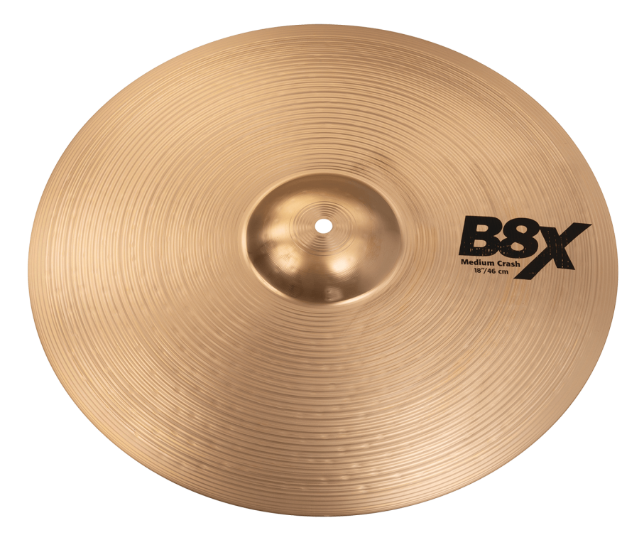 Sabian - Platillo B8 Medium Crash, Tamaño: 18 Mod.41808X