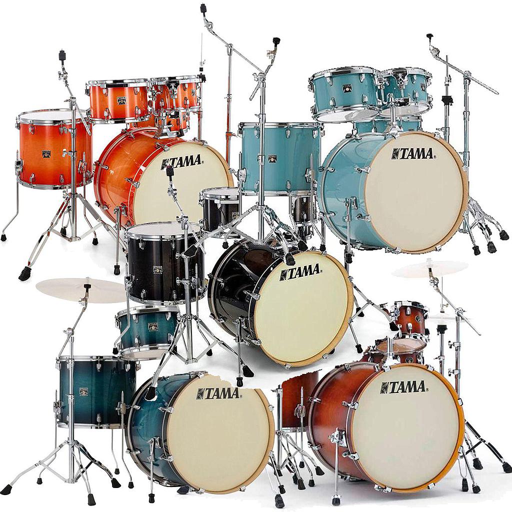 Tama - Batería Superstar Classic Maple de 5 Piezas con Atriles Mod.CL52KRS-___