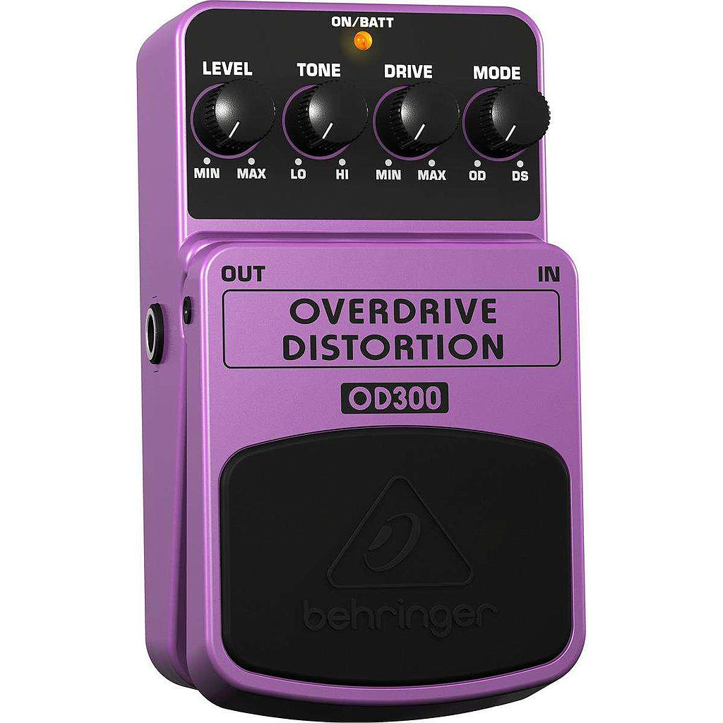 Behringer - Pedal de Efecto Overdrive / Distortion Mod.OD300