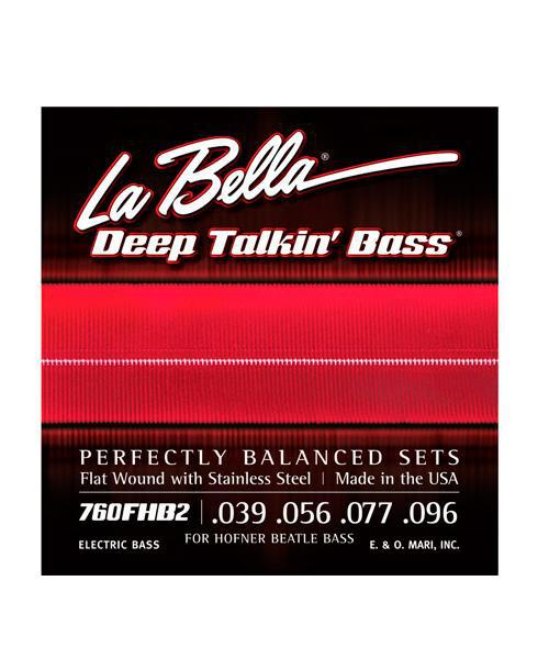 La Bella - Encordado Deep Talkin' Bass "Beatle" para Bajo Eléctrico, 39-96 Mod.760FHB2