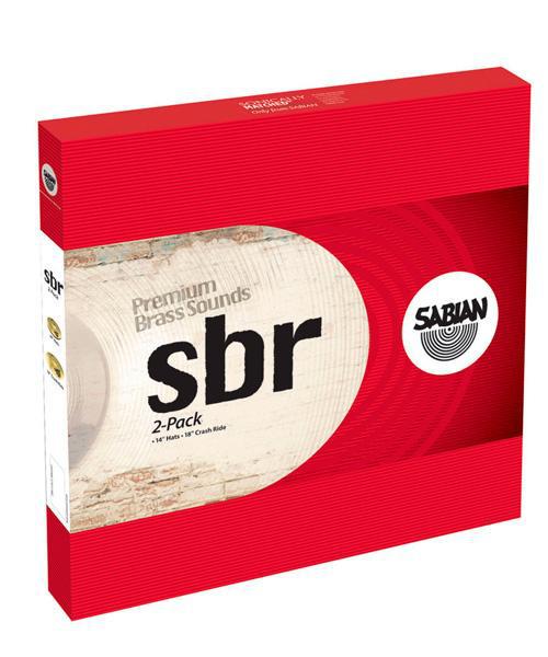 Sabian - Platillo SBR 2 Pack 14 Hats y 18 Crash Ride Mod.SBR5002