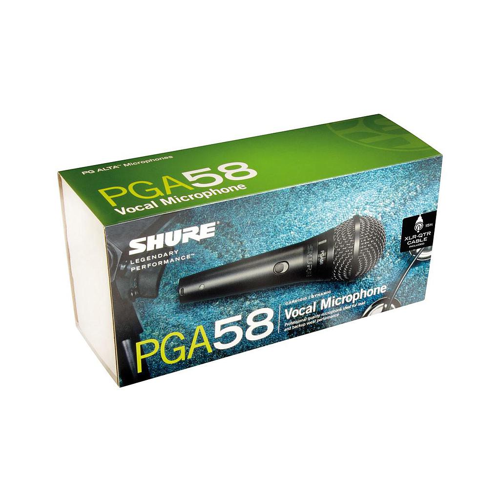 Shure - Micrófono Dinámico Cardiode para Voz Mod.PGA58