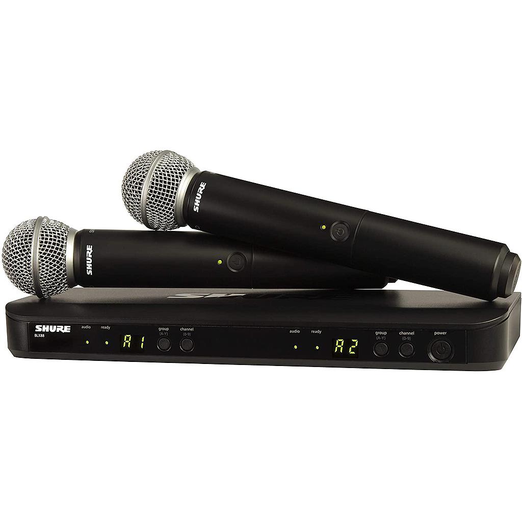 Shure - Sistema Inalámbrico BLX Doble de Mano Mod.BLX288/SM58