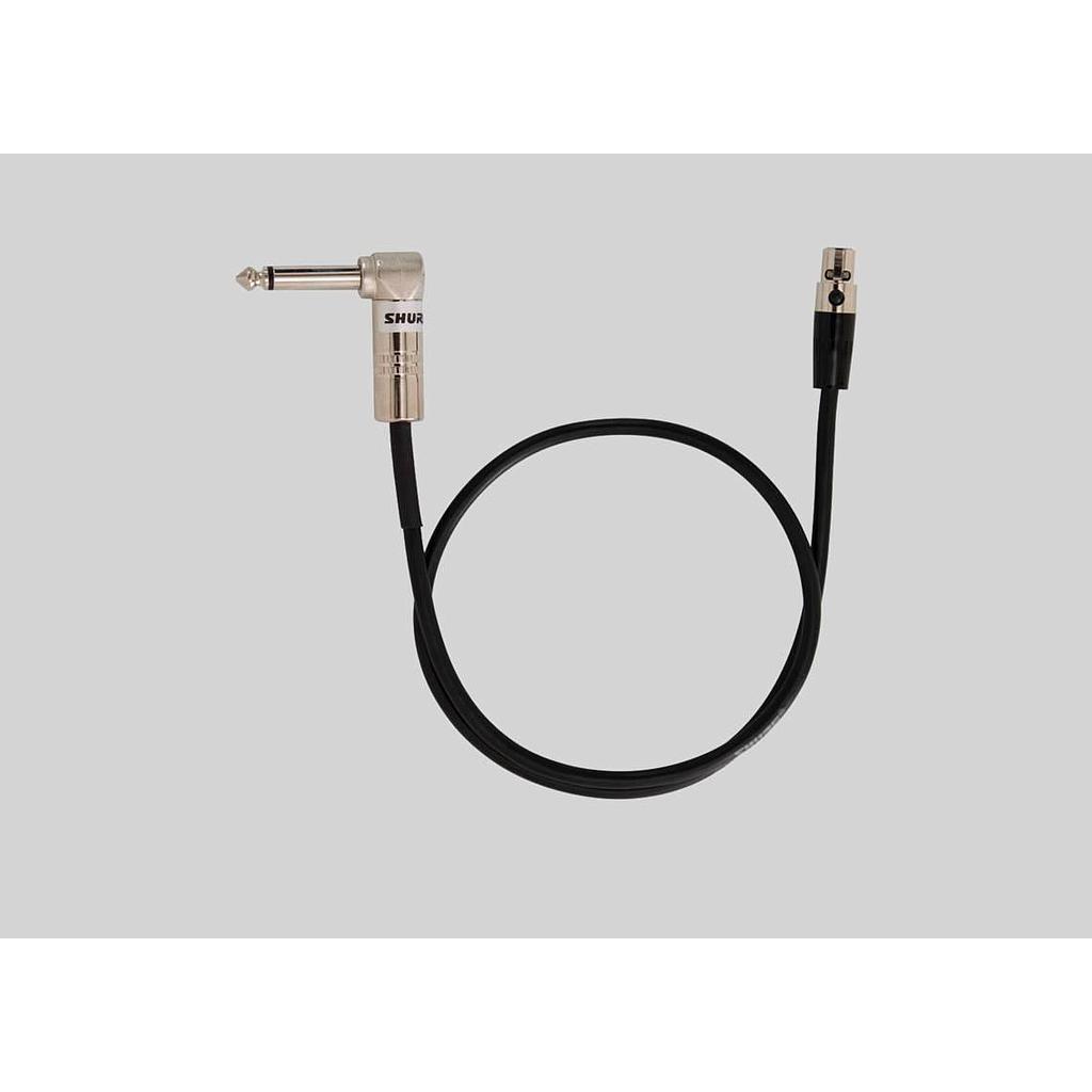 Shure - Cable de Instrumento con Conector Plug Angulado a TQG (TA4F) Mod.WA304