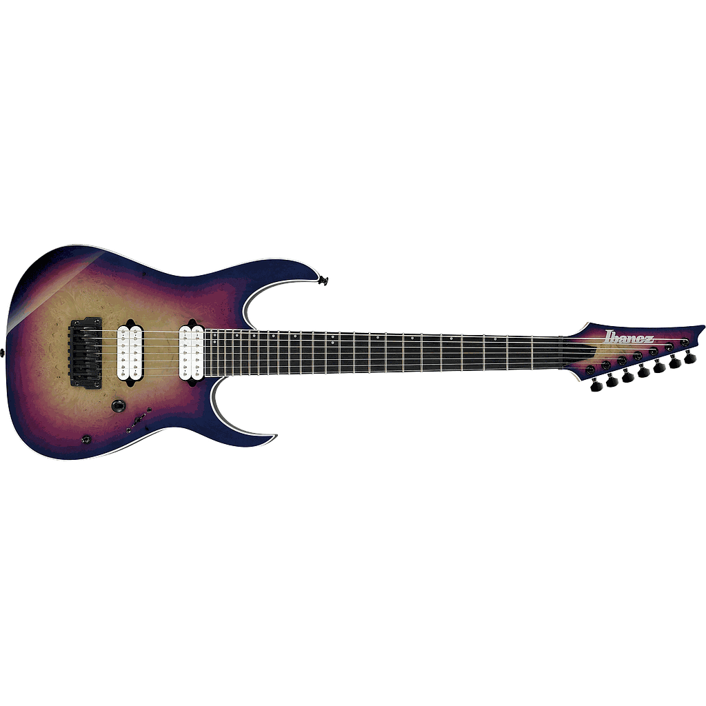 Ibañez - Guitarra Eléctrica RG Iron Label de 7 Cuerdas, Color: Sombra Mod.RGIX7FDLB-NLB