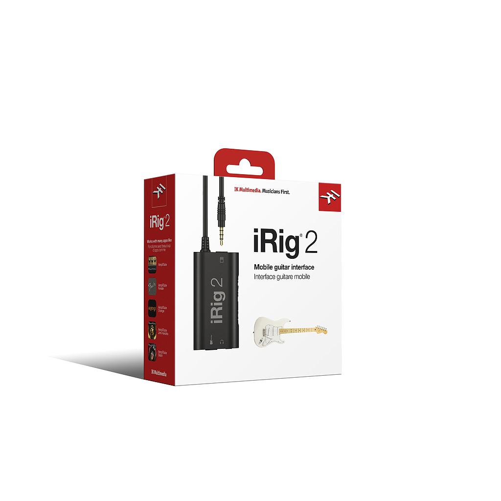 IK Multimedia - Interfaz Analógica de Guitarra iRig 2 para iOS y Mac Mod.IP-IRIG2-PLG-IN