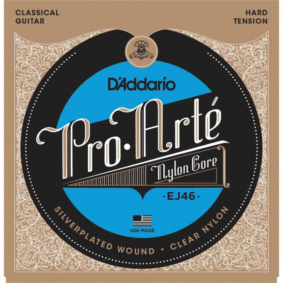 D'Addario - Encordado Pro-Arte para Guitarra Clásica, Tensión: Hard .028 - .044 Mod.EJ46