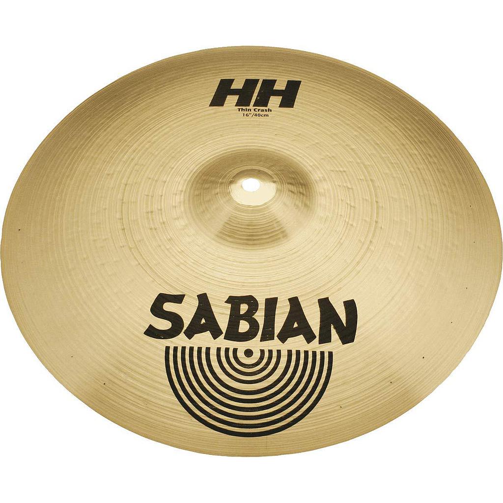 Sabian - Platillo HH Thin Crash, Tamaño: 16 Mod.11606
