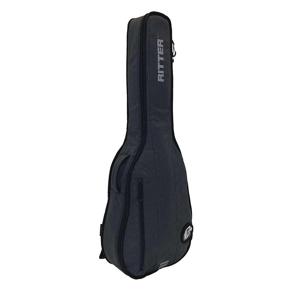 Ritter - Funda Davos para Guitarra Clásica 4/4, Color: Gris Obscuro Mod.RGD2-C/ANT