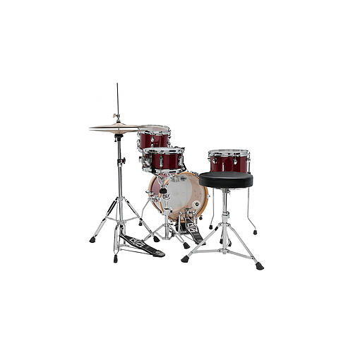 Tama - Batería Club Jam de 4 Piezas con Herrajes, Color: Rojo Mod.LJK44H4-CPM_17