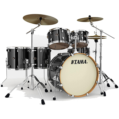 Tama - Batería Silverstar 6 Piezas, Color: Negra con Atriles Mod.VD62RS-BCB_5