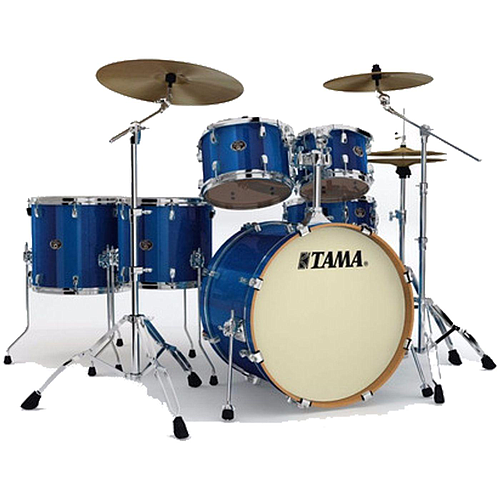 Tama - Batería Silverstar 6 Piezas, Color: Azúl con Atriles Mod.VD62RS-ISP_7