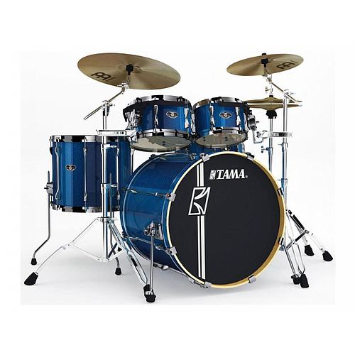 Tama - Batería Superstar Hyper-D 5 Piezas con Atriles, Color: Azúl Mod.MK52HZBNS-ISP_13