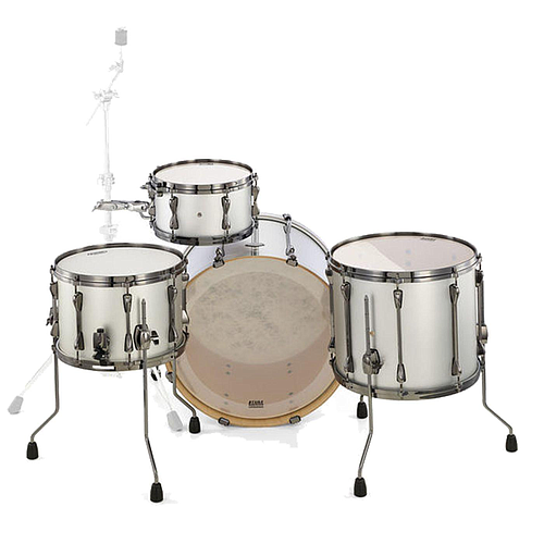 Tama - Batería Superstar Hyper-Drive Maple de 4 Piezas con Atriles, Color: Plata Mod.ML40HZBN2-SSV_25