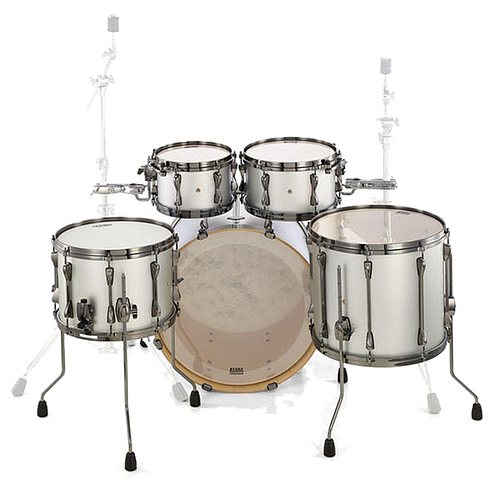 Tama - Batería Superstar Hyper-Drive Maple de 5 Piezas con Atriles, Color: Plata Mod.ML52HZBN2-SSV_31