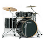 Tama - Batería Superstar Hyper-D 5 Piezas con Atriles, Color: Negra Mod.MK52HZBNS-BCB