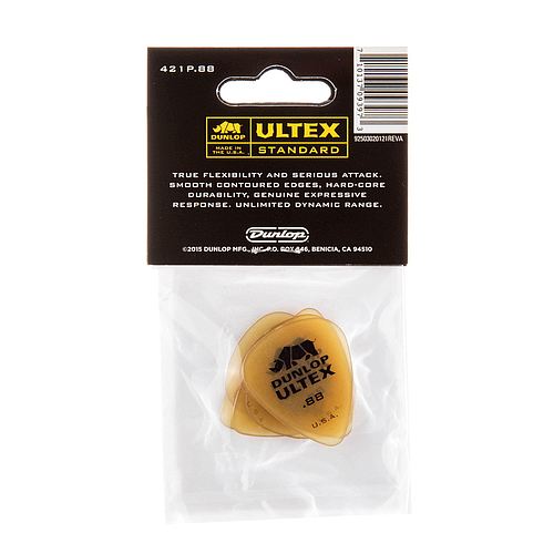 Dunlop - 6 Plumillas Ultex Standard para Guitarra Tamaño: .88 mm Mod.421P.88_27