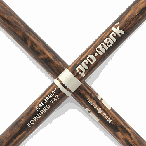 Promark - Baquetas Forward 747 Firegrain Hickory, Punta: Madera Mod.TX747W-FG_11