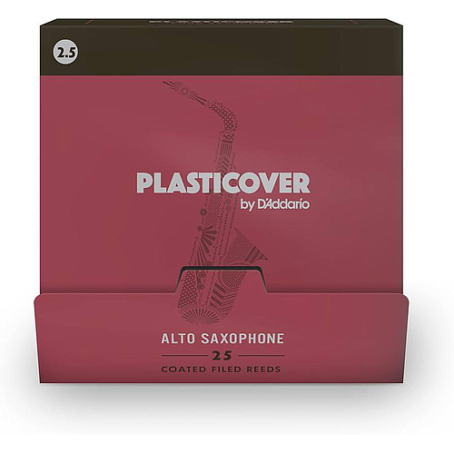 D'Addario - 25 Cañas Rico Plasticover para Saxofón Alto, Medida: 2 1/2 Mod.RRPASX250-B25_42