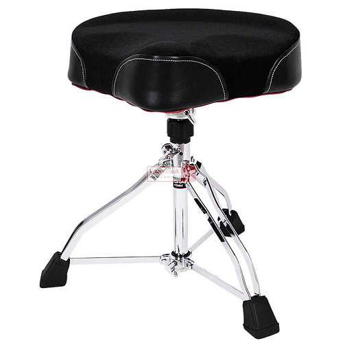 Tama - Asiento 1st Chair Round Rider para Baterista, Material: Tela Color: Negro Mod.HT530BC_3